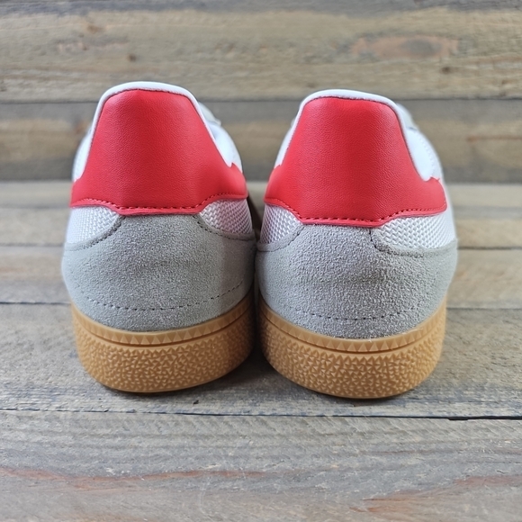 adidas Originals Busenitz Vintage Men's Shoes Suede Upper Feather Grey/Red - Picture 5 of 12